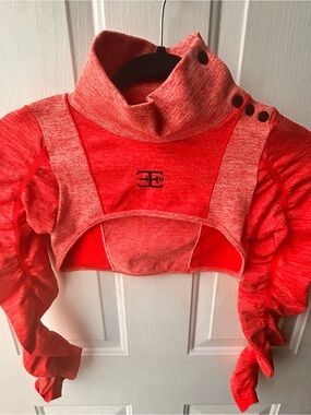Engineered Life Red performance wear crop top - XS
